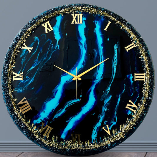 Blue Thunder Silent Clock 27 Inches