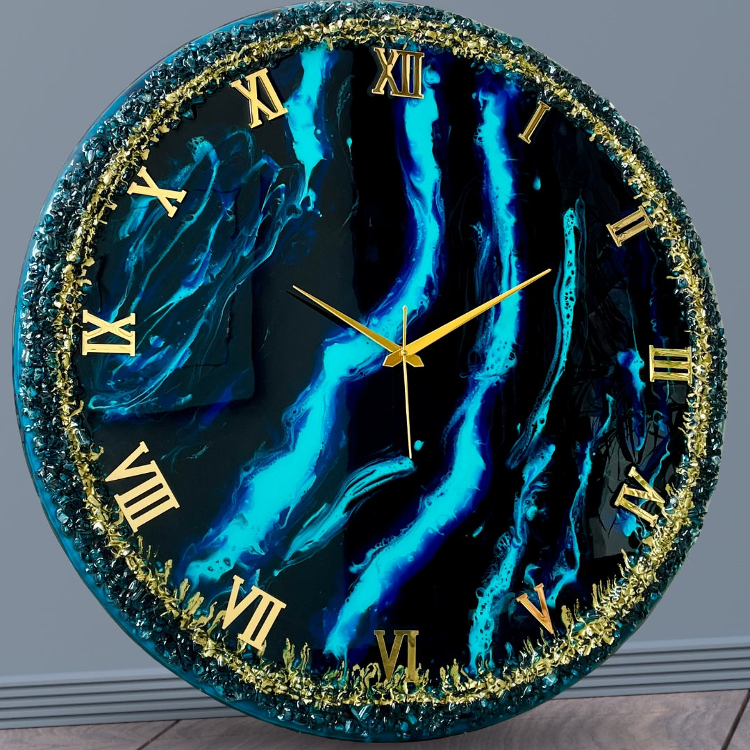 Blue Thunder Silent Clock 27 Inches