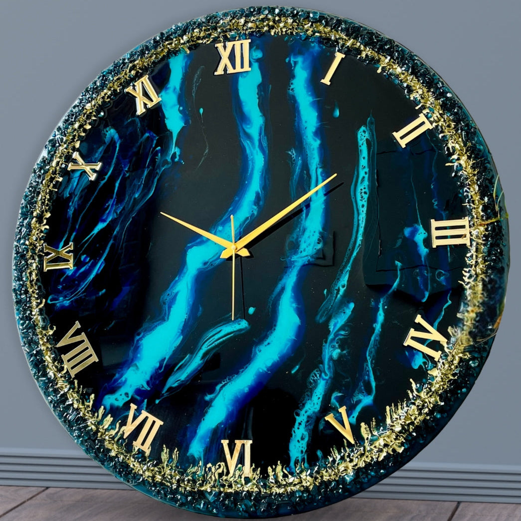 Blue Thunder Silent Clock 27 Inches