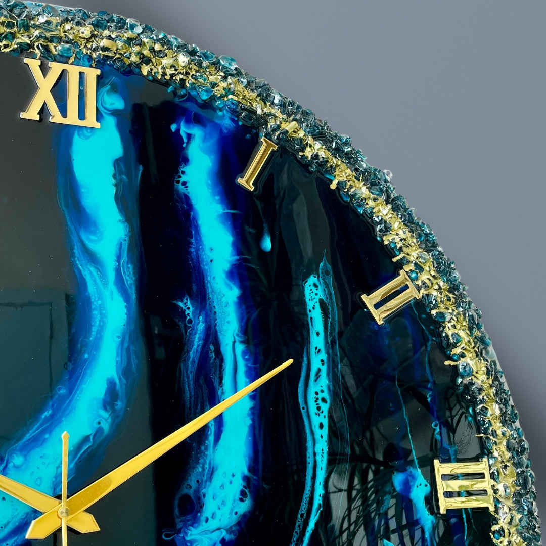 Blue Thunder Silent Clock 27 Inches
