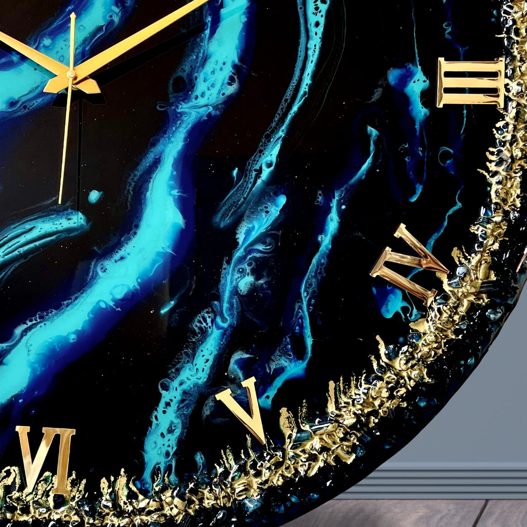 Blue Thunder Silent Clock 27 Inches