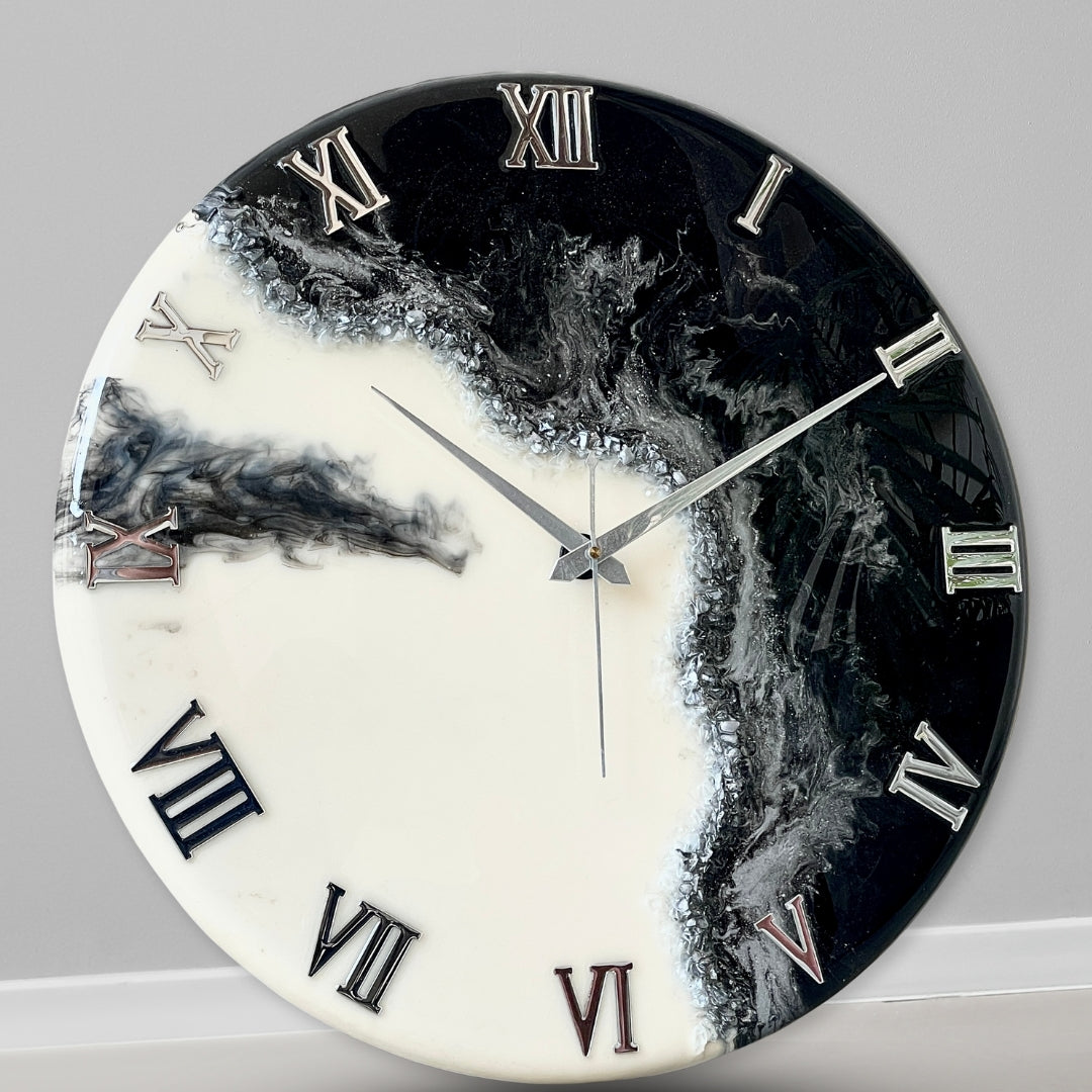 Smoke Silent Clock 27 Inches