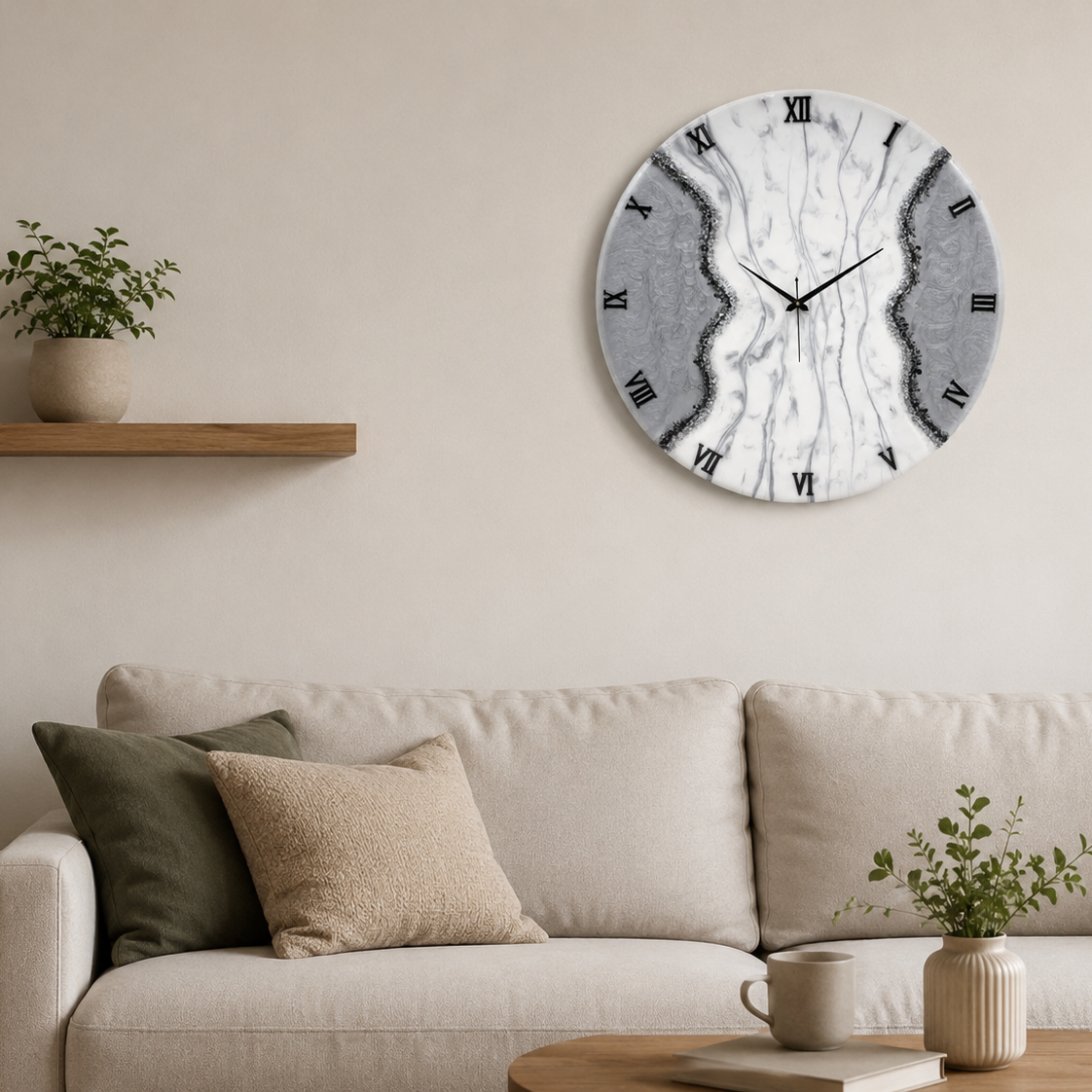 Moonstone Clock 27 inches