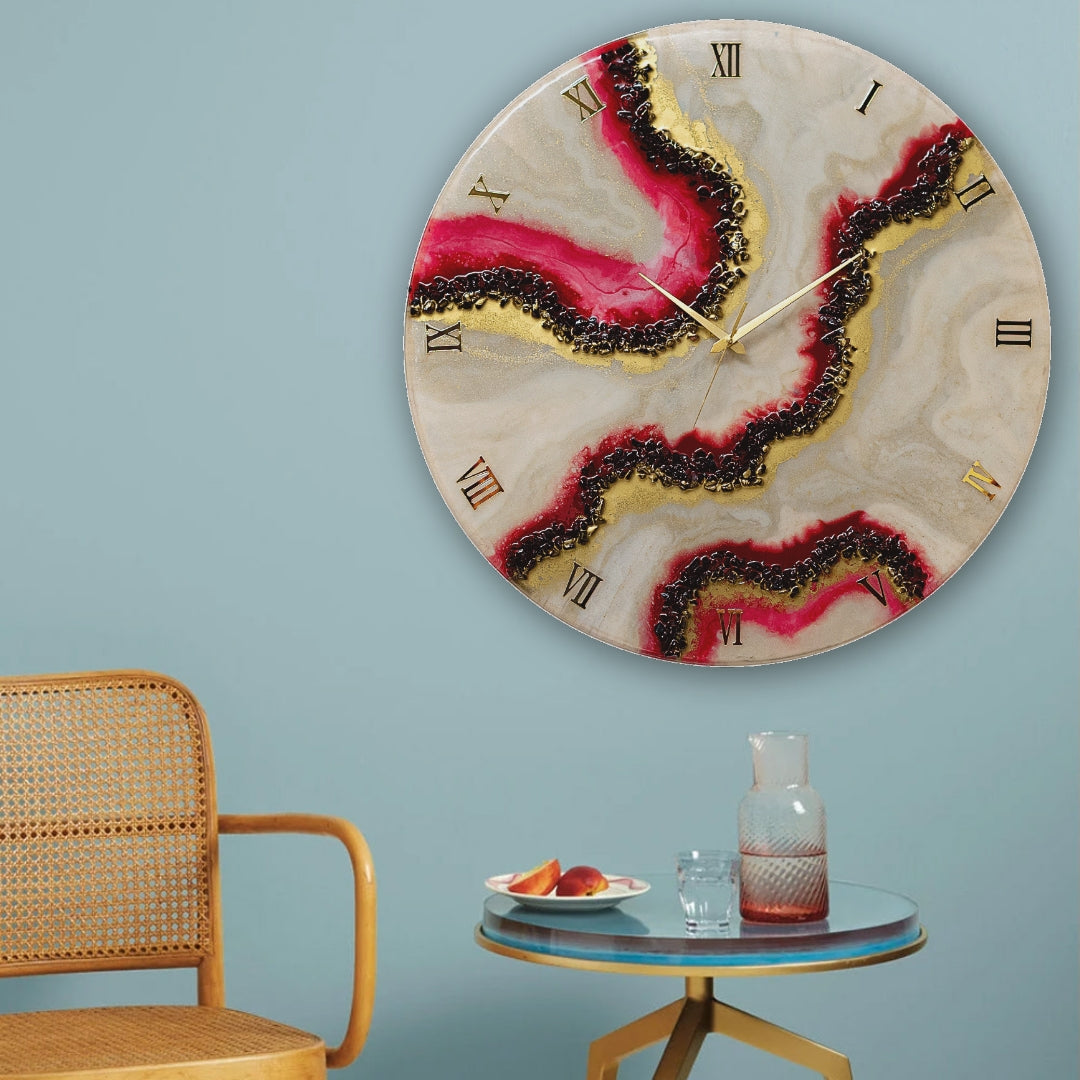 Cherry Slush Wall Clock 27 Inches