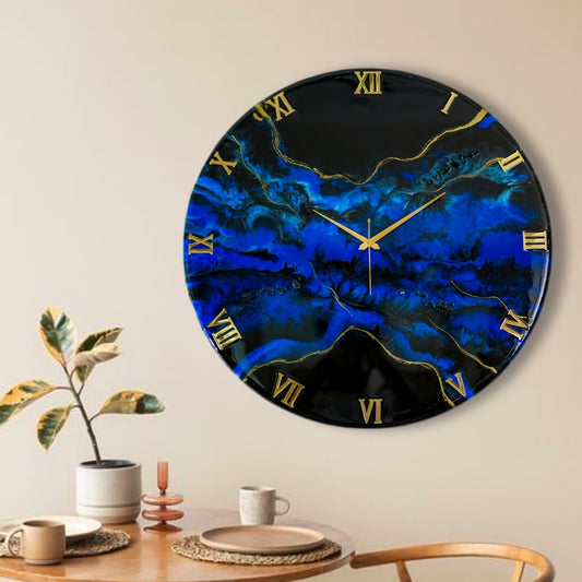 Deep Ocean Silent Wall Clock 27 Inches
