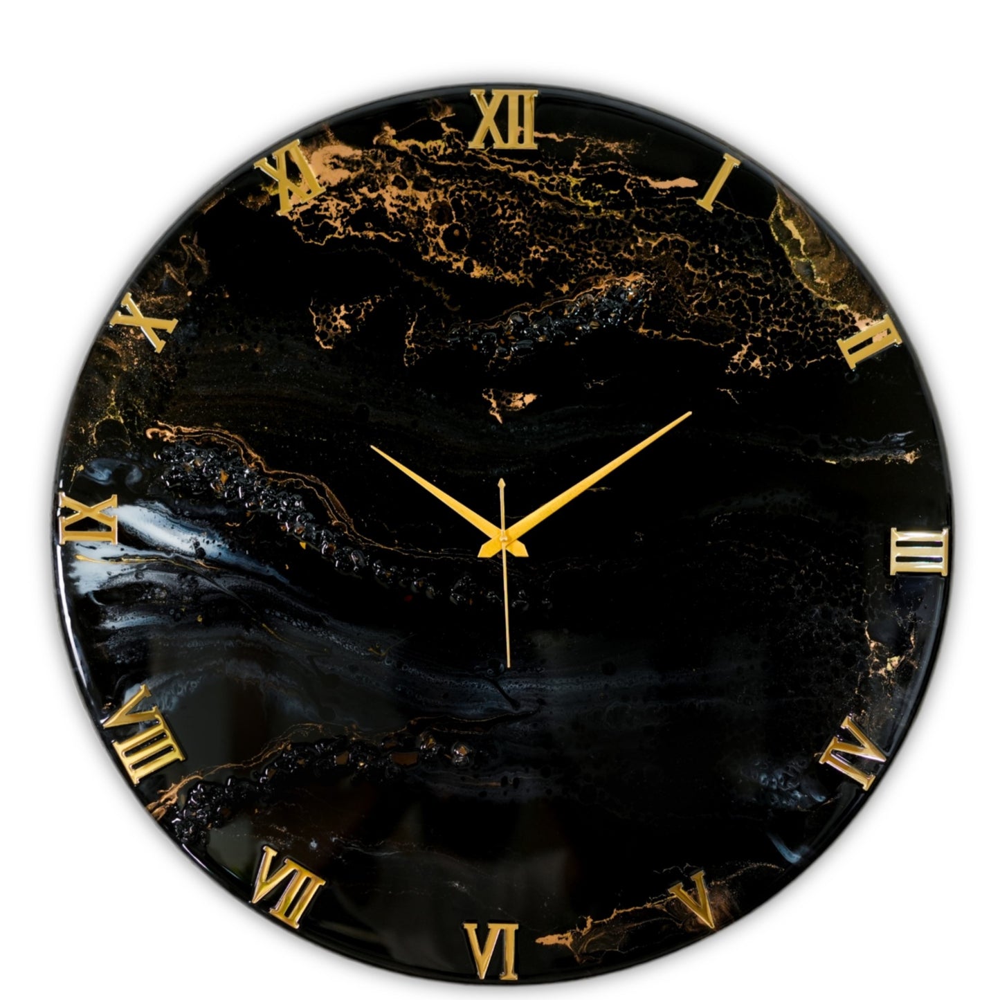 Black Desert Medium size Silent Clock 17.5 Inches