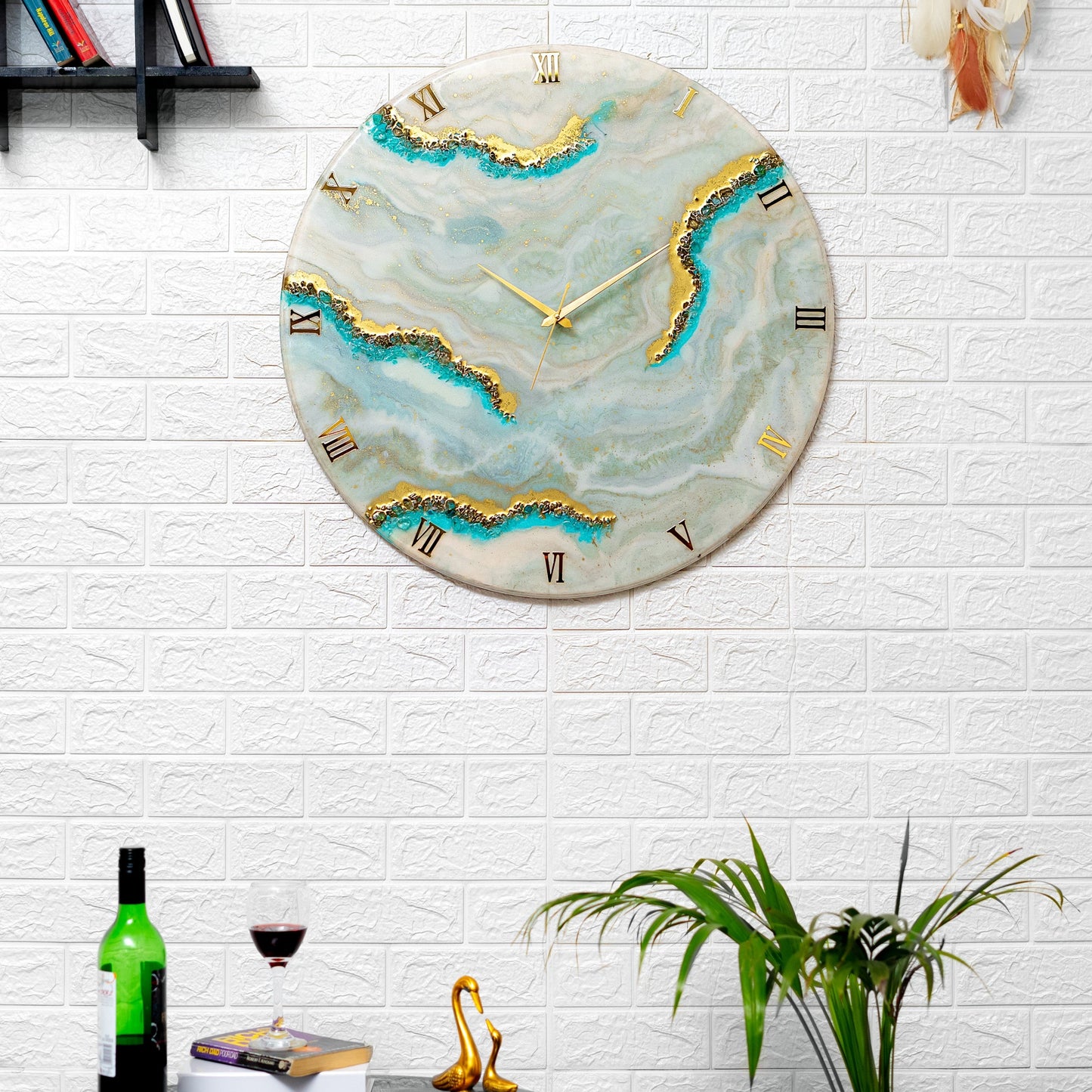 Oasis Silent Wall Clock 27 Inches