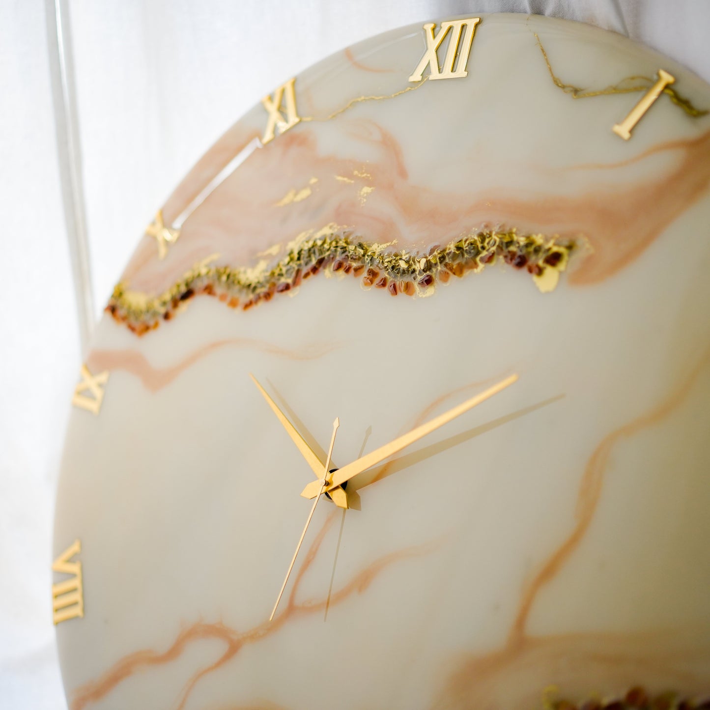 Flames Large Silent Wall Clock 27 Inches