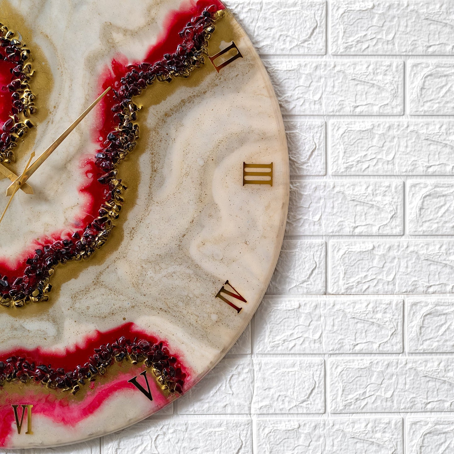Cherry Slush Wall Clock 27 Inches