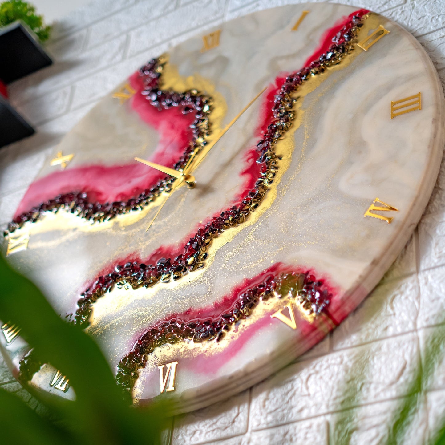 Cherry Slush Wall Clock 27 Inches