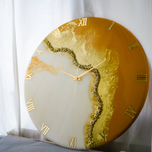 Fire Large Silent Silent Wall Clock 27 Inches