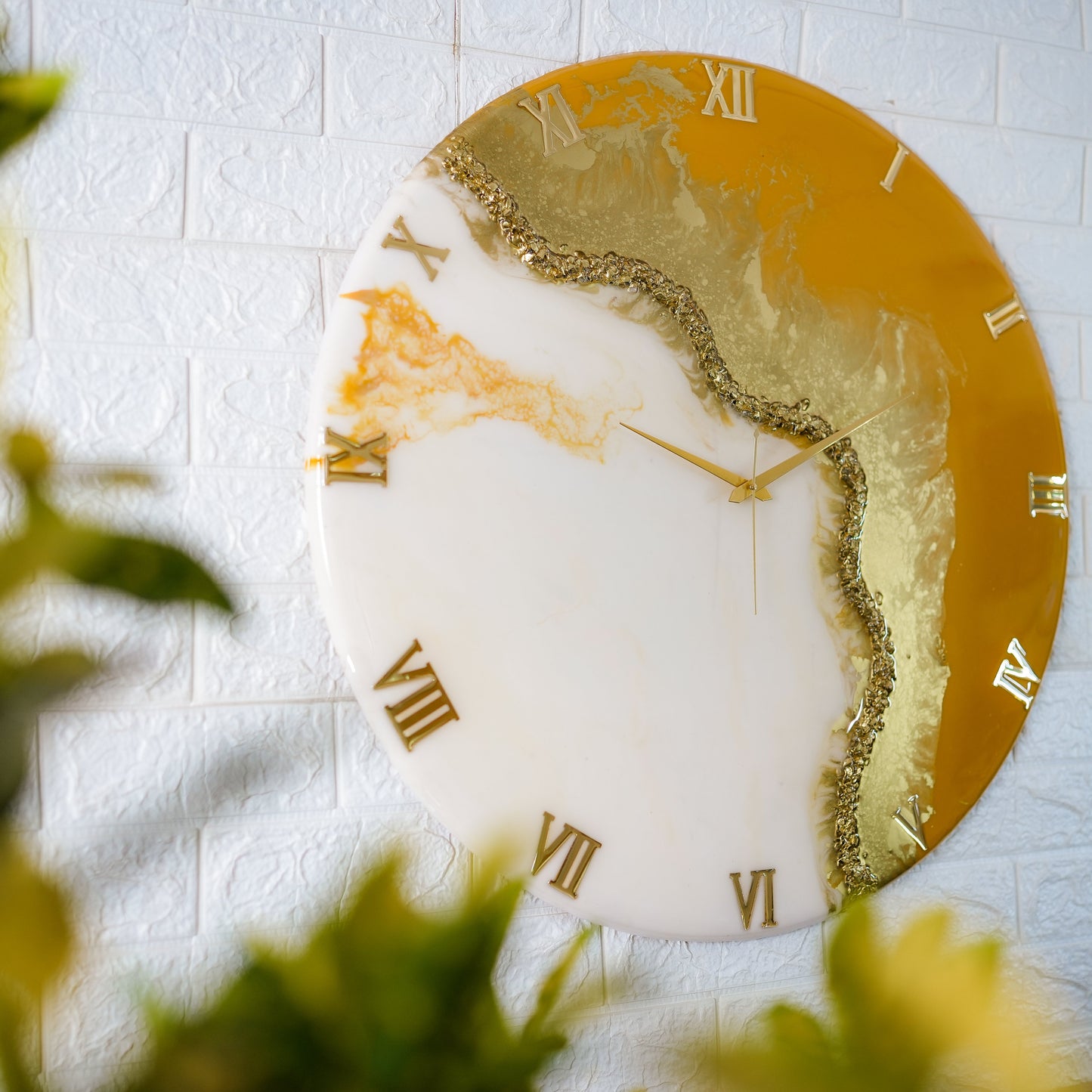 Fire Large Silent Silent Wall Clock 27 Inches