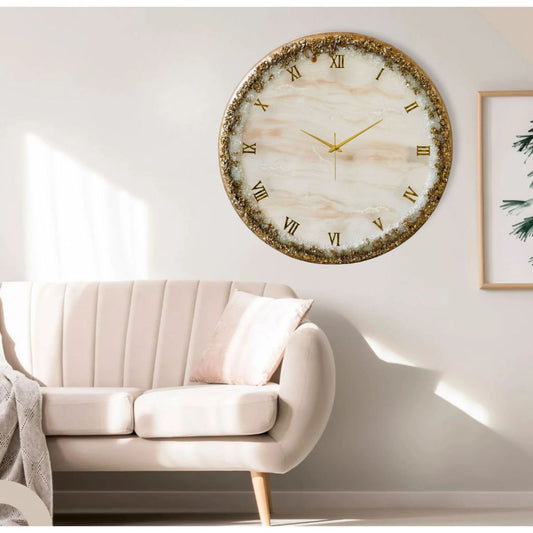 Bronze Ring Silent Clock 27 Inches