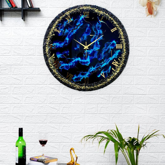 Blue Thunder Silent Clock 27 Inches
