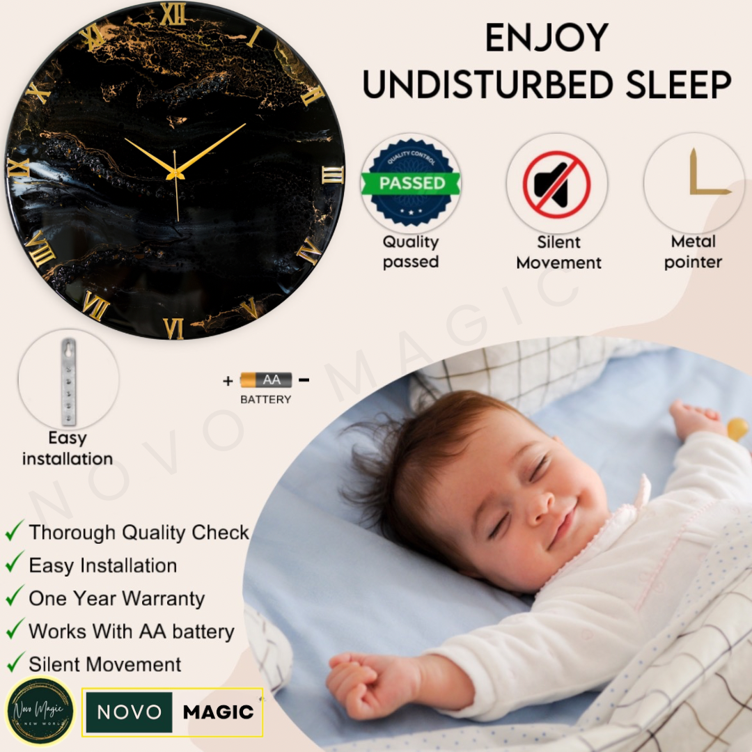 Black Desert Silent wall Clock 27 Inches