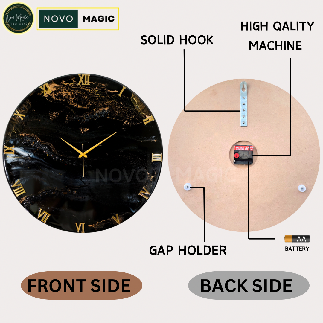 Black Desert Silent wall Clock 27 Inches