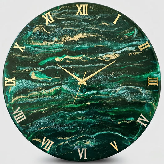 Green Desert Silent Clock 27 inches