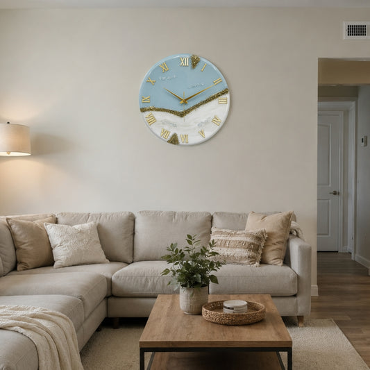 Grey Peak Silent Clock 17.5 inches