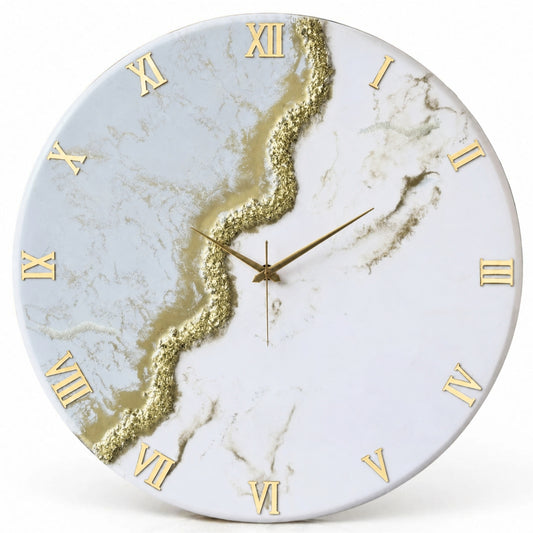Gold Stream Silent Clock 27 inches