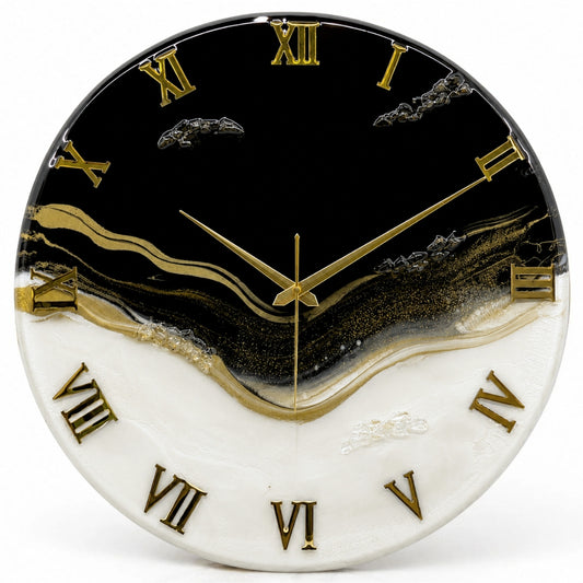 Golden Eclipse silent clock 17.5 inches
