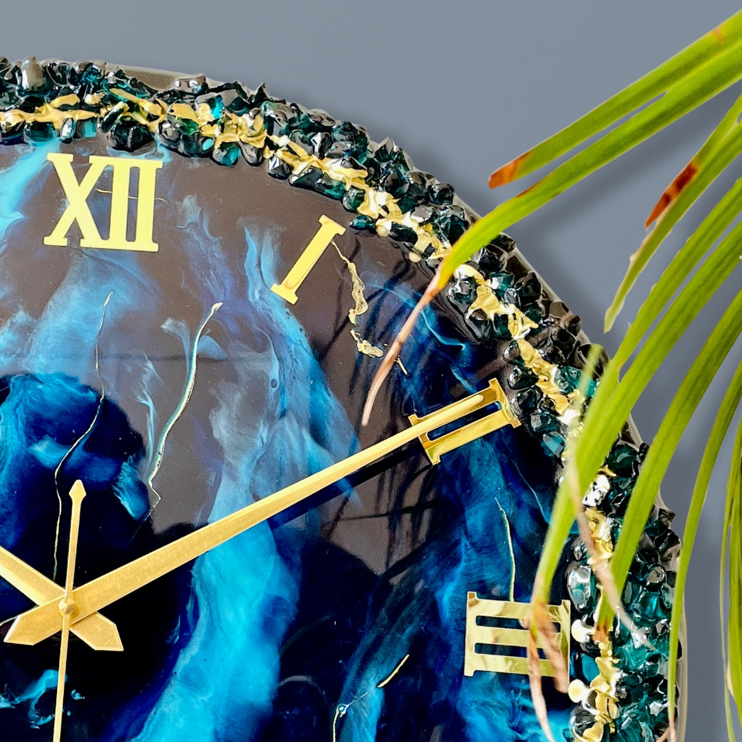 Blue Thunder Silent Clock 17.5 Inches