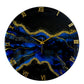 Blue Stunner Medium Size Silent Clock 17.5 Inches