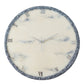 Silver Ring Medium Size Silent Clock 17.5 Inches