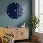 Blue Storm Silent Resin Wall Clock 27 Inches