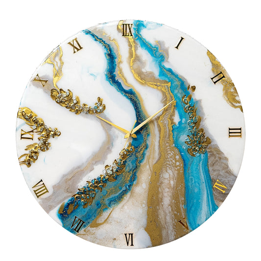 Calm Rivers Clock Regular Size 17.5 Inches