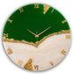 Green Peak Medium Size Silent Clock 17.5 Inches