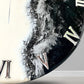 Black Fire Silent Clock 27 Inches