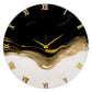 Ticking Thunder clock 17.5 Inches BLACK WHITE