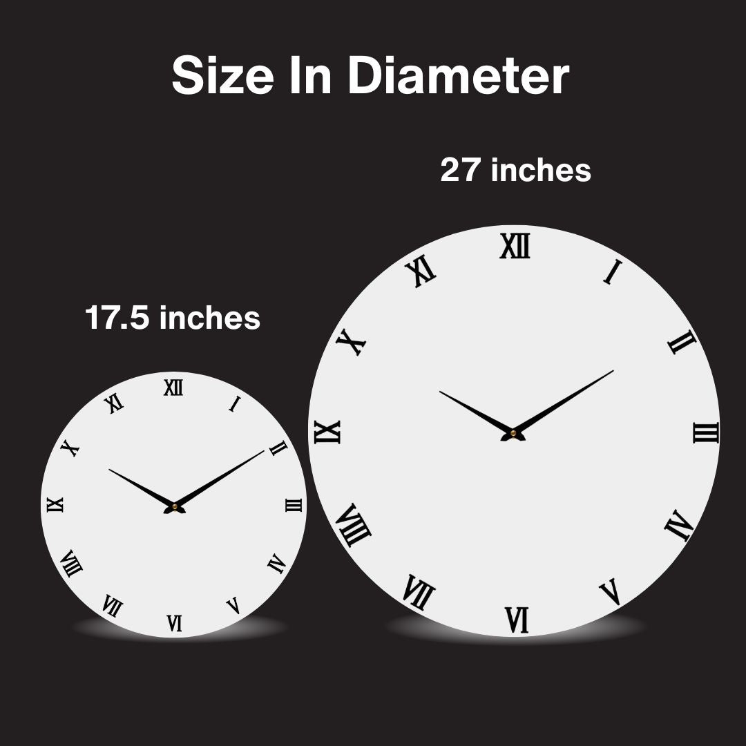 Gold Stream Silent Clock 17.5 inches