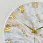 Beige Silent Clock 27 Inches