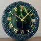 Dark green Silent Clock 27 Inches