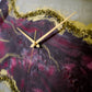 Wine Geode Silent Clock 17.5 inches