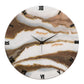 Choco Falls Handmade Resin Clock 17.5 Inches