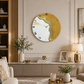 Fire Silent Clock 17.5 Inches