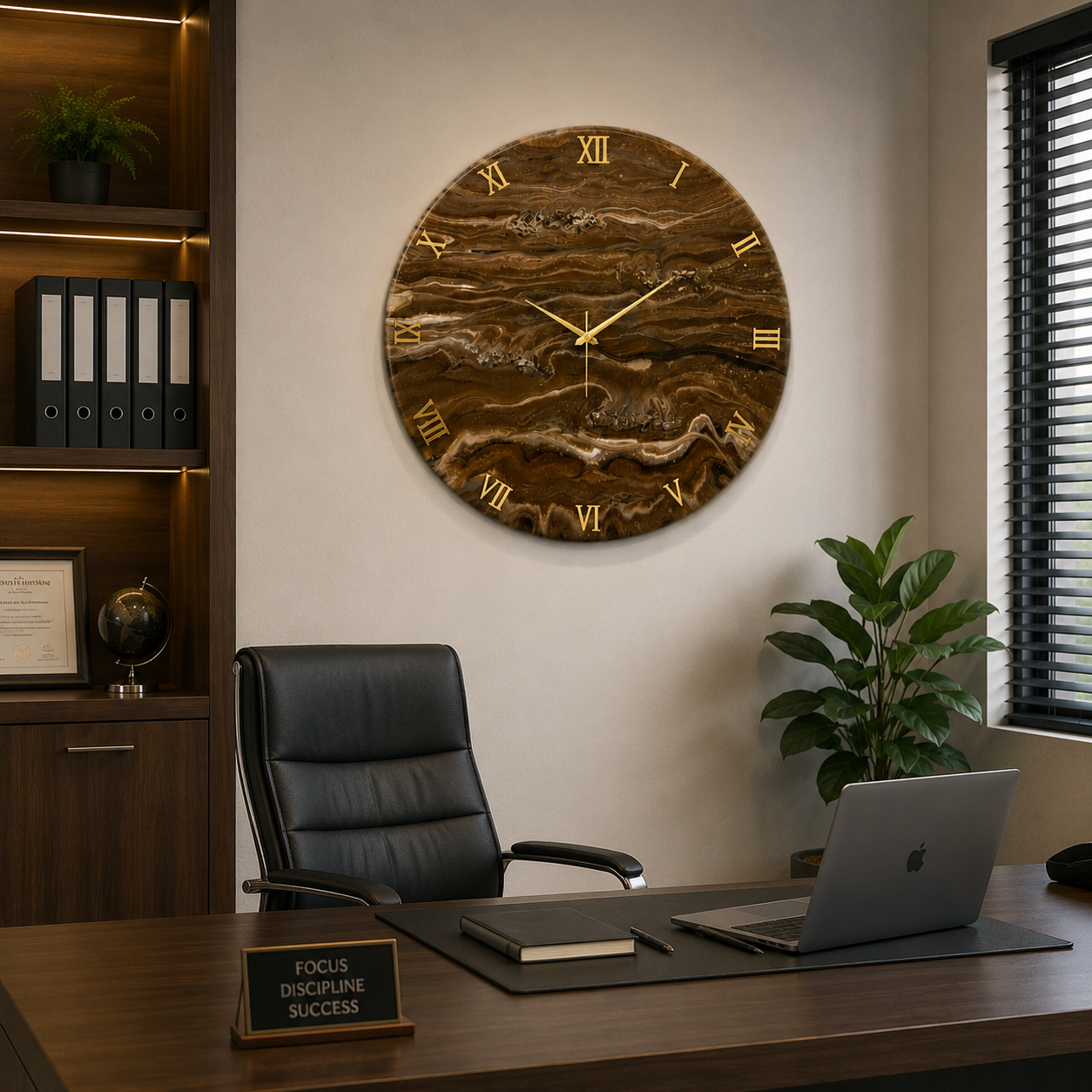 EarthStone Clock 27 inches