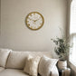 Golden Ring Clock 17.5 Inches