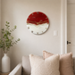 Red Stunner Clock 17.5 Inches
