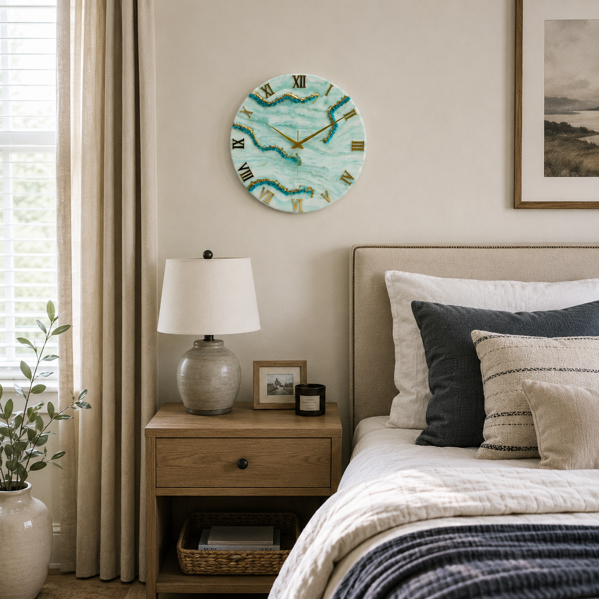 Oasis Clock Regular Size 17.5 Inches