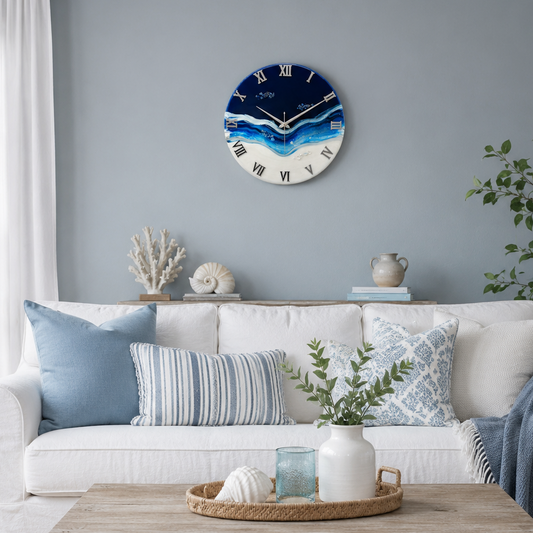Imperial Ocean Silent Clock 17.5 inches
