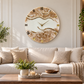Caramel Veins Clock 27 inches