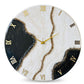 Rose Gold Geode  Silent Clock 27 Inches