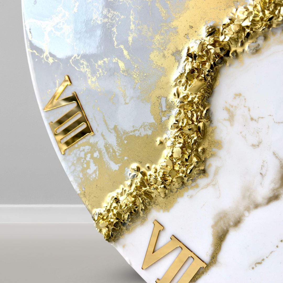 Gold Stream Silent Clock 27 inches