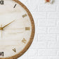 Bronze Ring  Silent Clock 27 Inches
