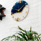 The Blue Peak Resin Clock 17.5 inches