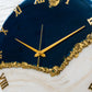 The Blue Peak Resin Clock 17.5 inches