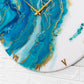 Neptune Resin Clock 17.5 Inches